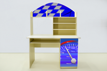 Письменный стол Молния (синий)